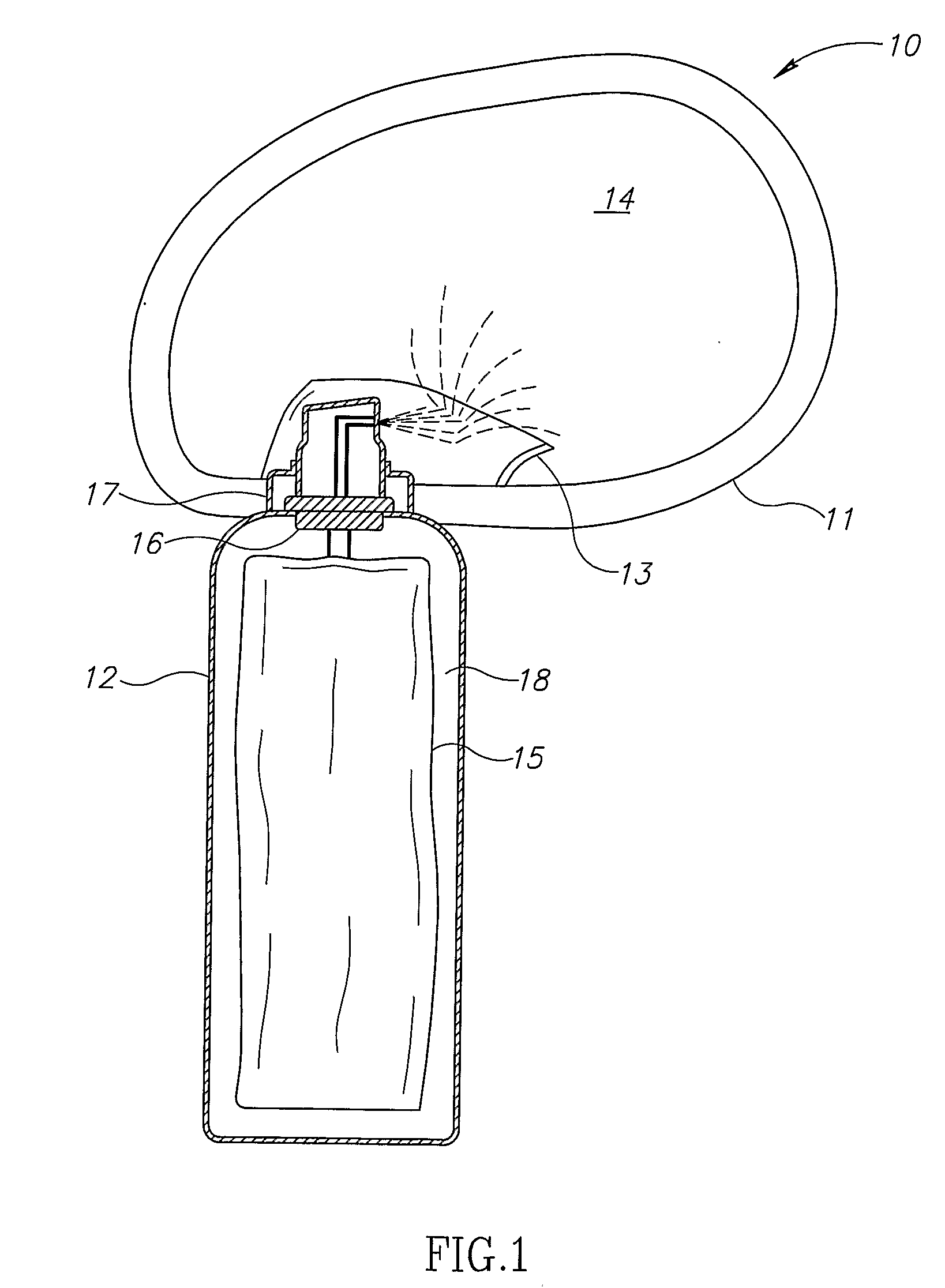 Eye medicament dispenser