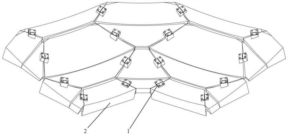 Single-degree-of-freedom paraboloid type foldable and unfoldable array