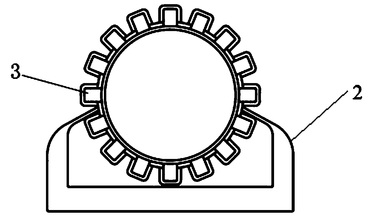 Frequency-adjustable ultralow-frequency mechanical antenna structure