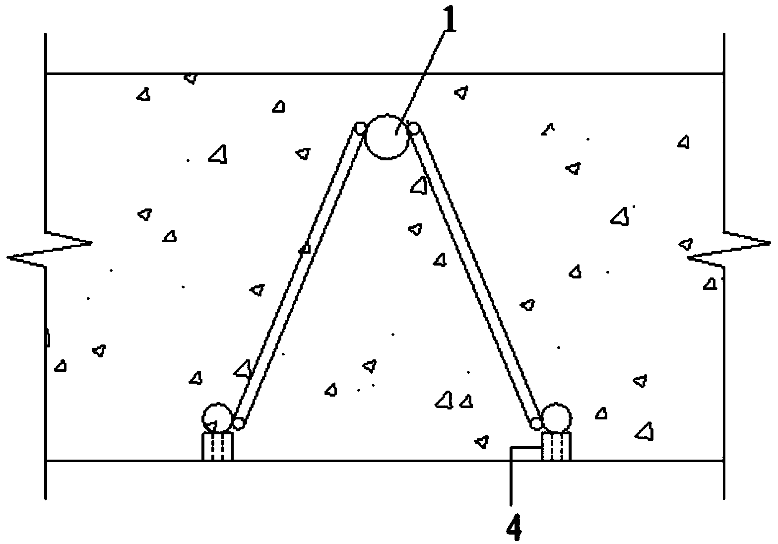 Assembling type floor formwork system with preset anchor nuts