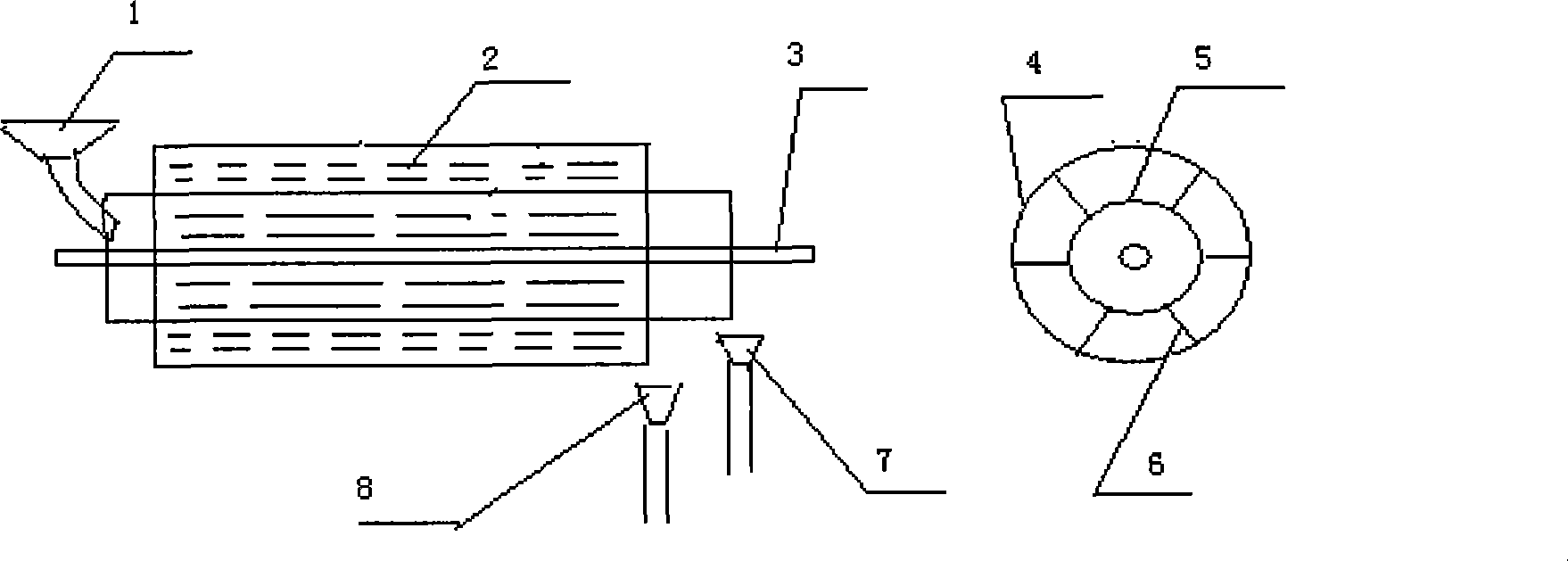 Discarded concrete reclaiming method and device