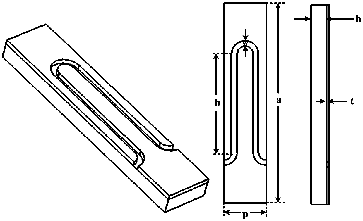 Planar slot line slow wave structure