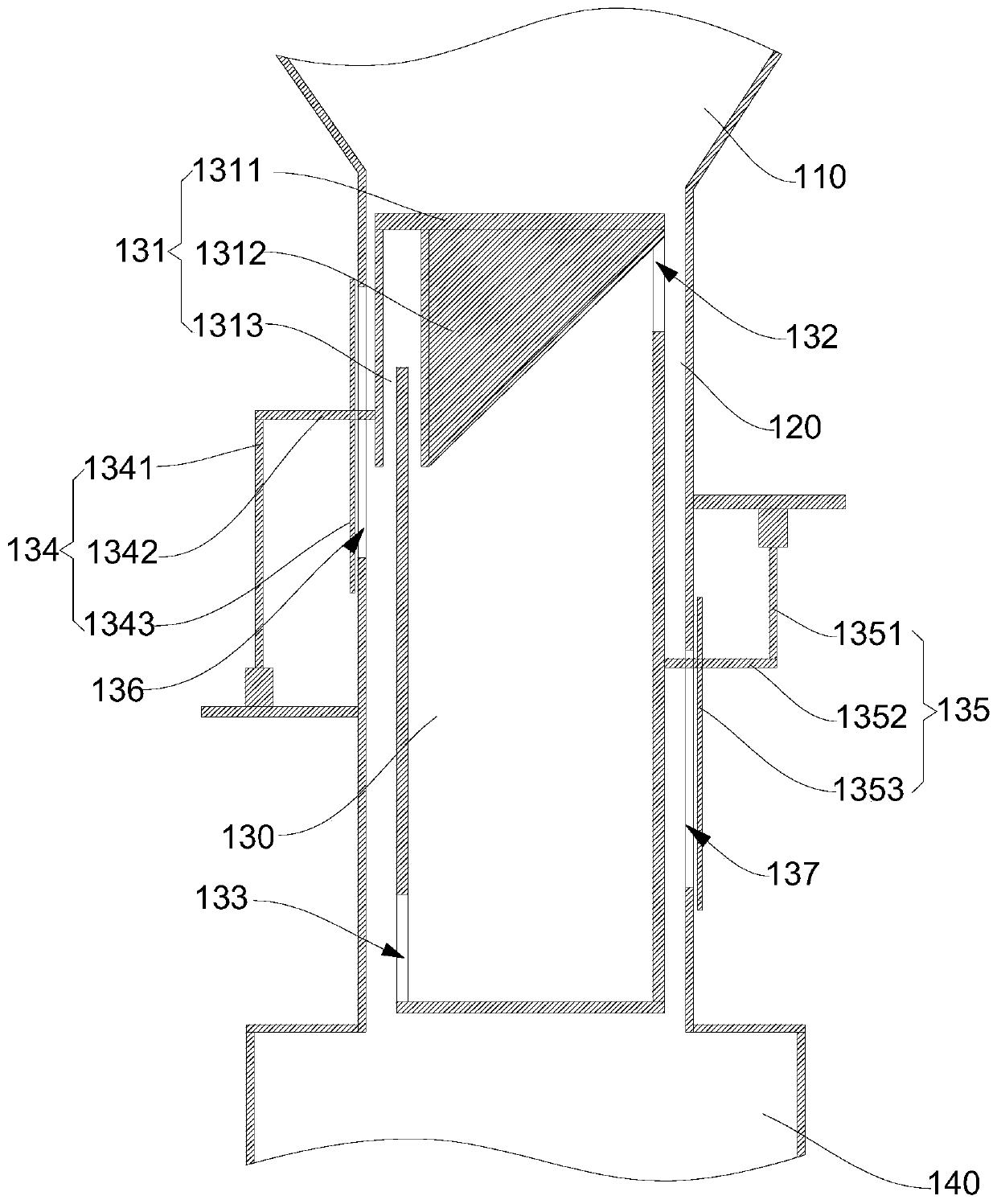 Device and method for transporting materials quantitatively and mixing and packaging integrated equipment