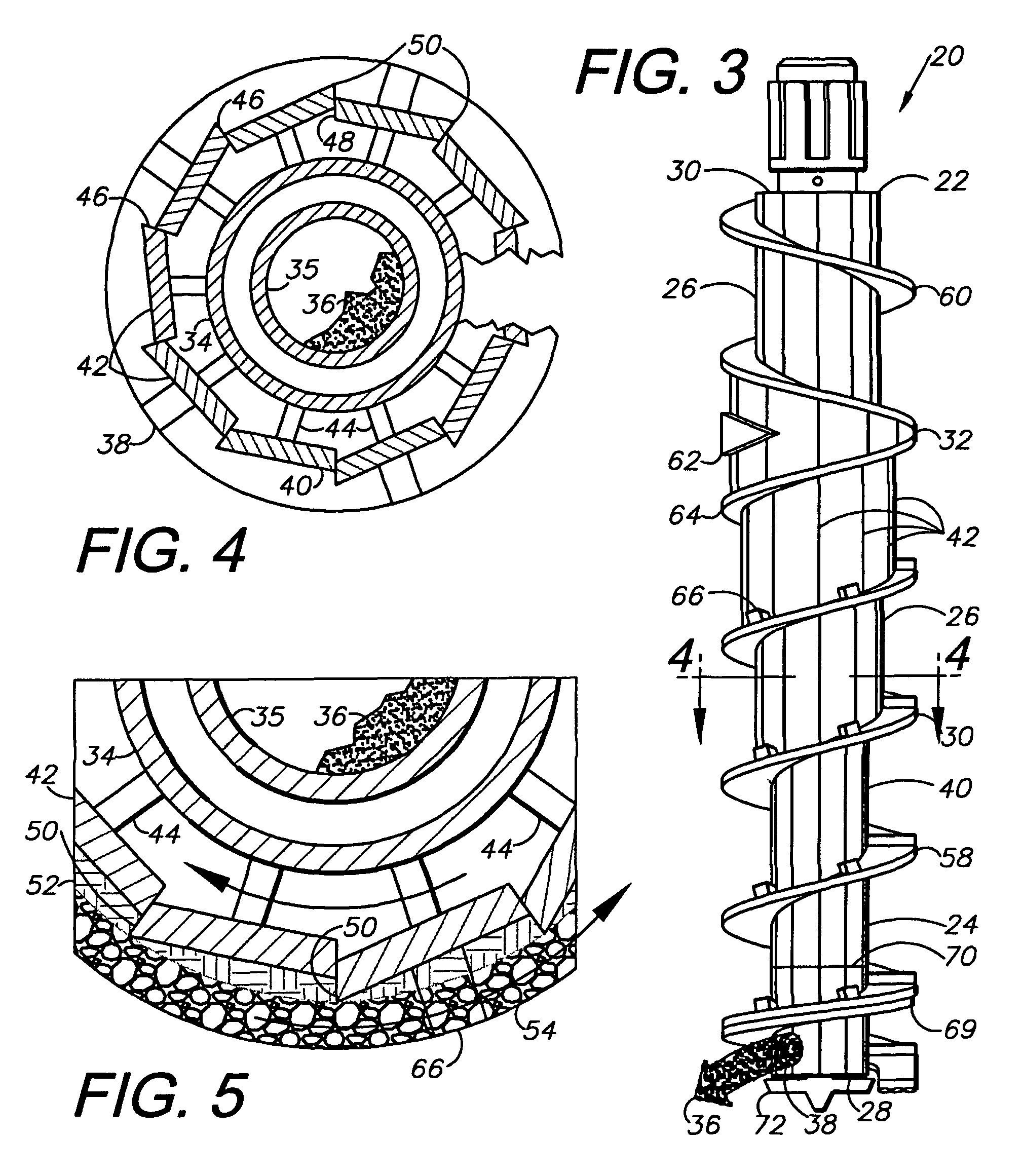 Full-displacement pressure grouted pile system and method