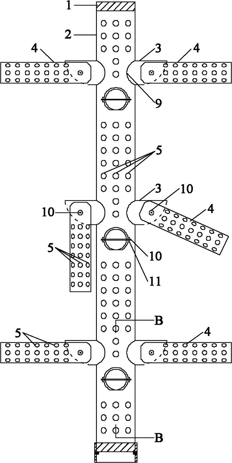 Three-dimensional drain and construction method thereof