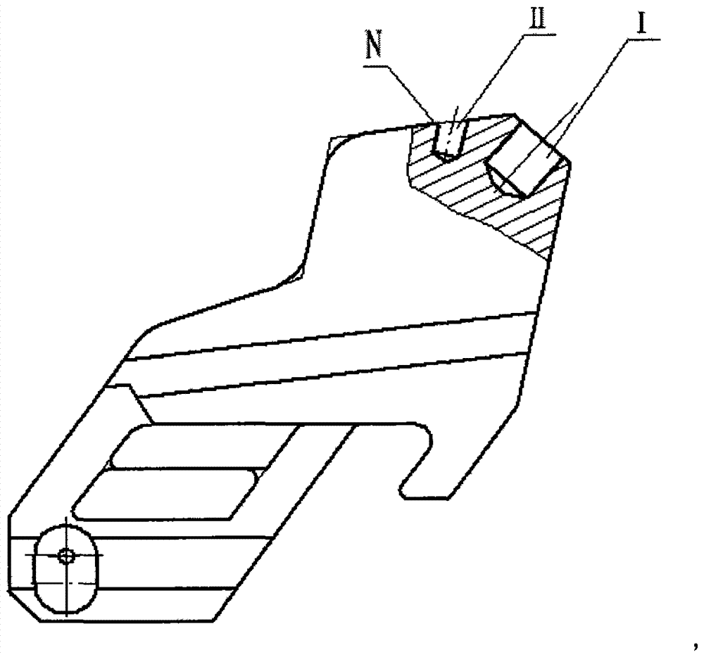 Offset cutter and coal plow for planer