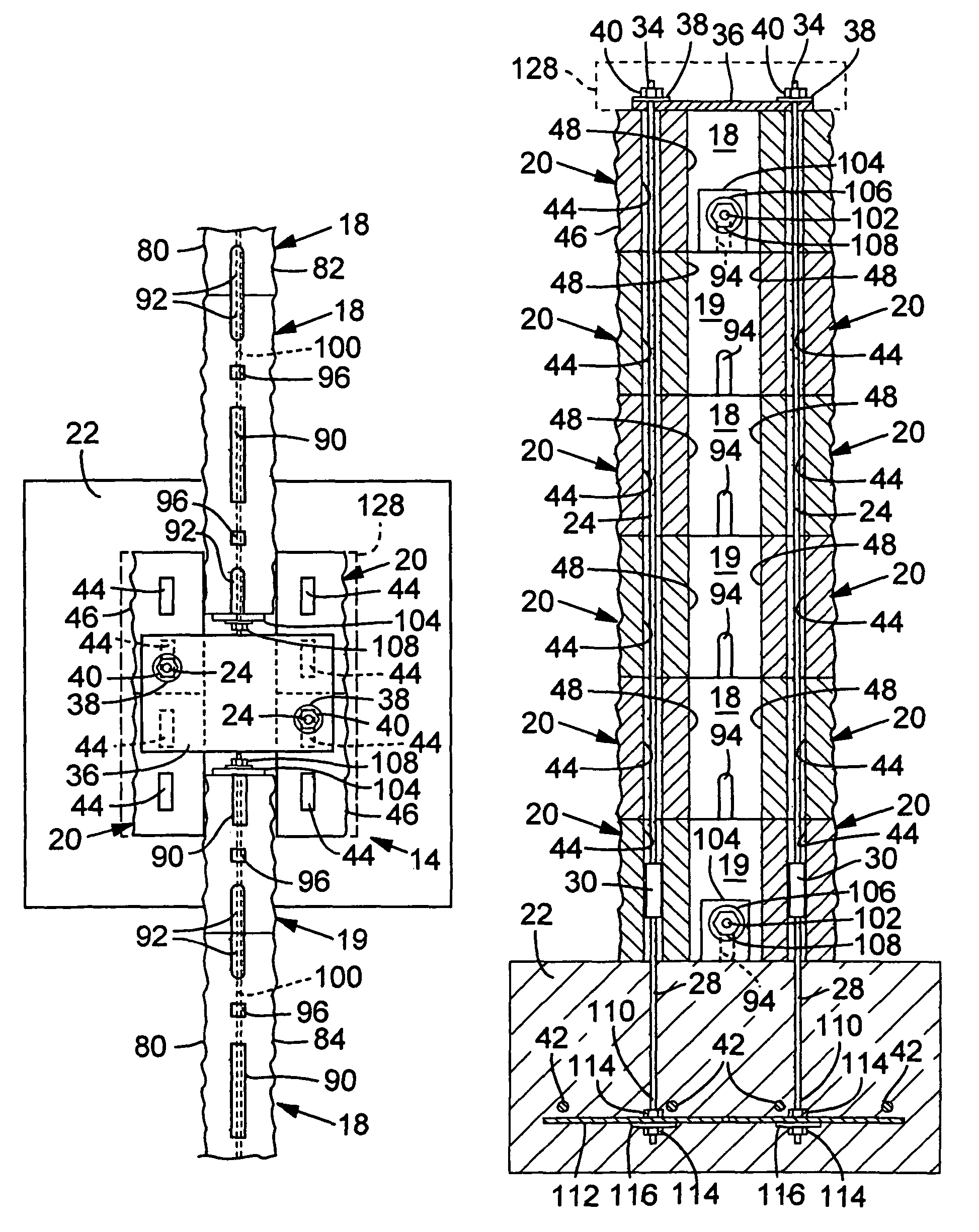 Masonry block wall system