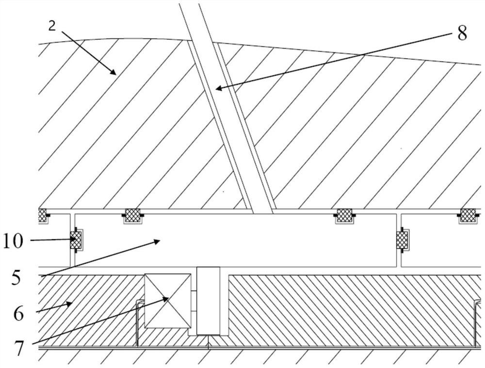 Flexible guide vane structure of mixed-flow pump with adjustable flow area, mixed-flow pump and adjustment method