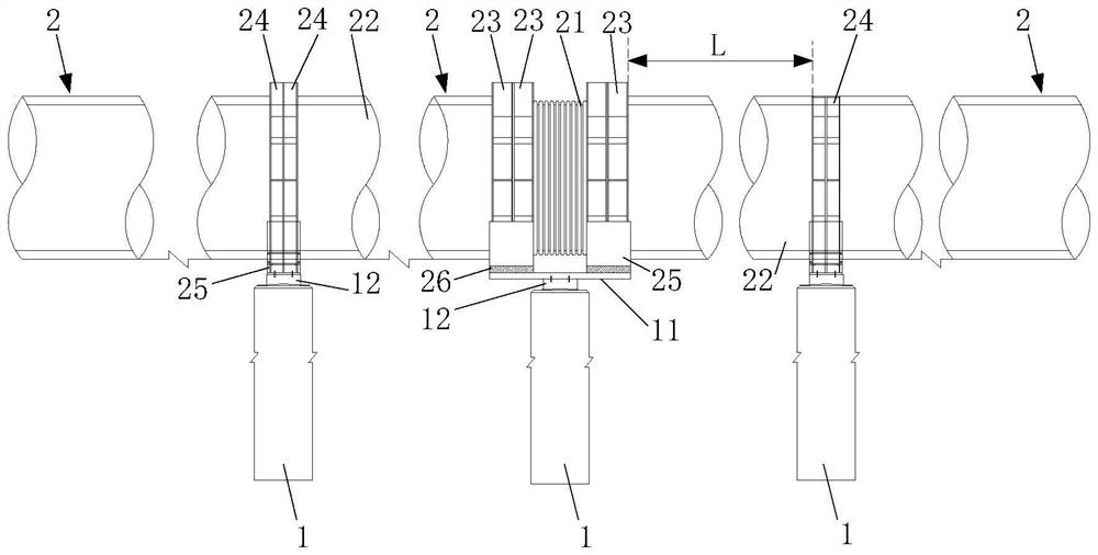 Vacuum magnetic levitation pipeline structure