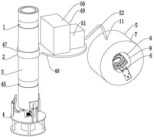 Helium-filled wave-shaped limb supporting device used after plastic surgery of burns and scalds