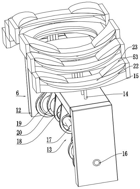 Helium-filled wave-shaped limb supporting device used after plastic surgery of burns and scalds