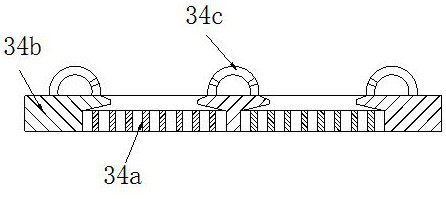 Paper box conveying equipment with flattening performance