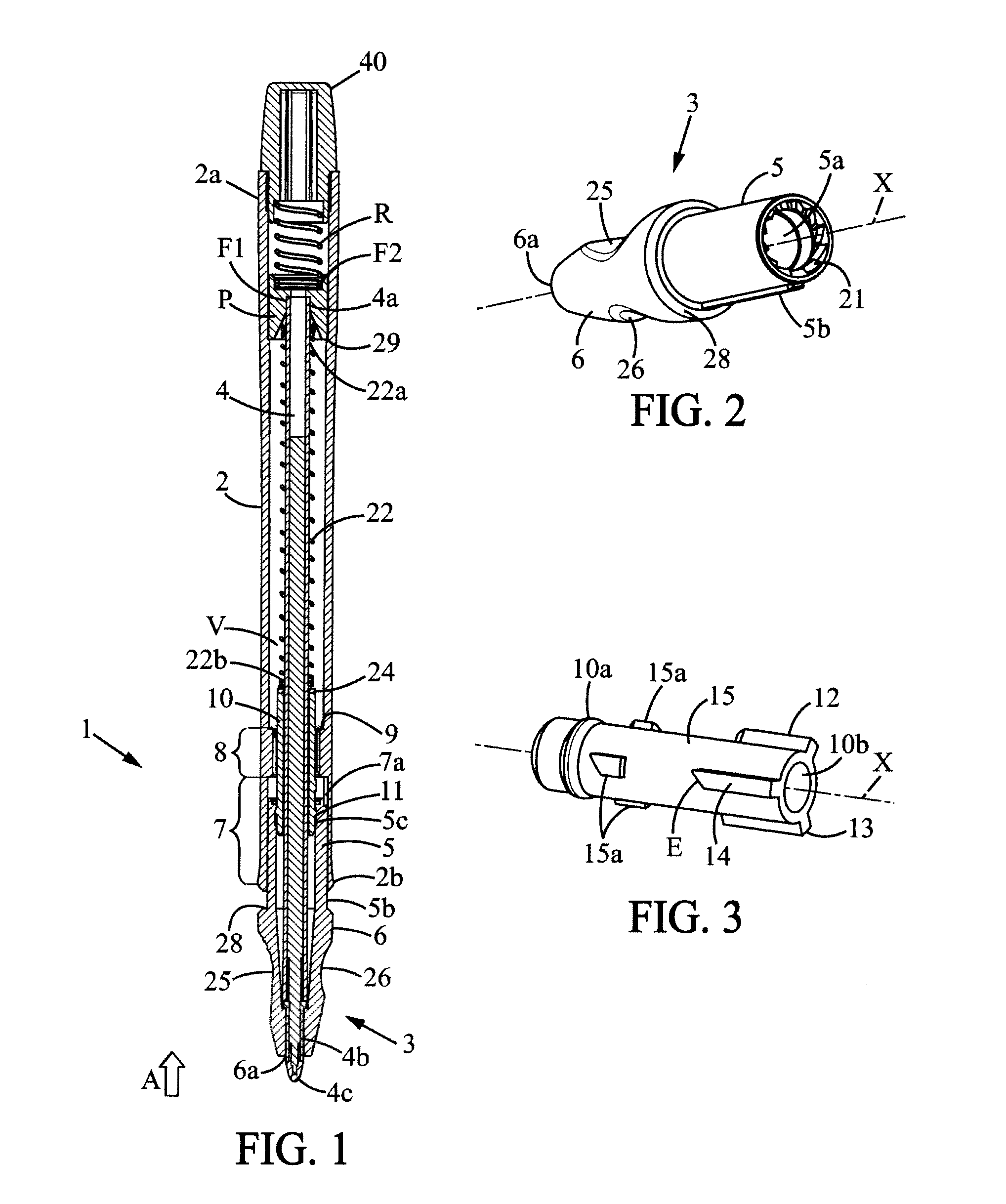 Retractable tip writing instrument with a protective sleeve