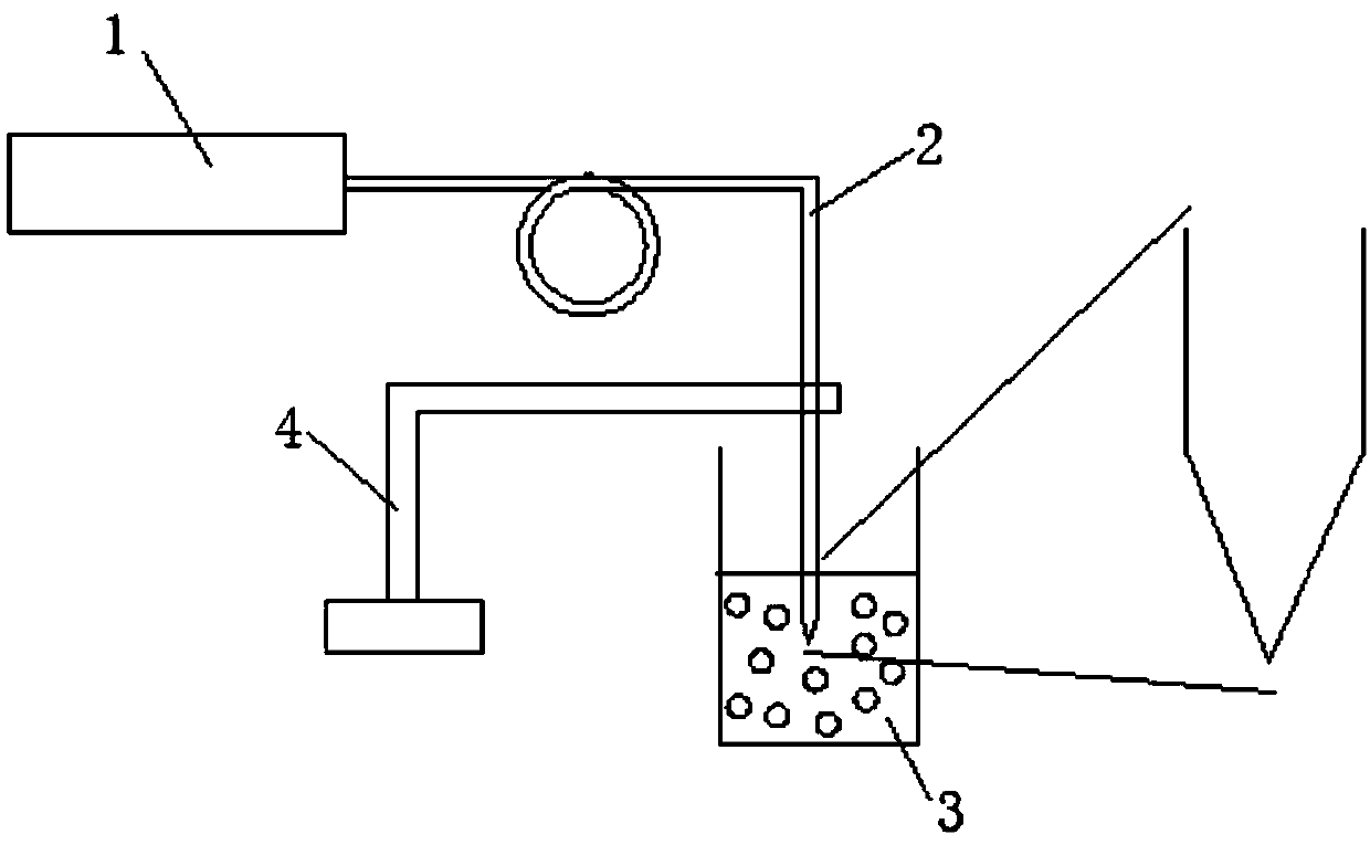 Method of preparing cone-shaped optical fiber SERS probe by laser induced one-step lifting method