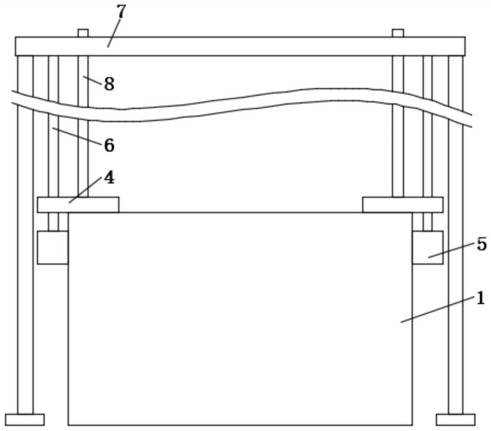 Chemical plant sewage pool decontamination device