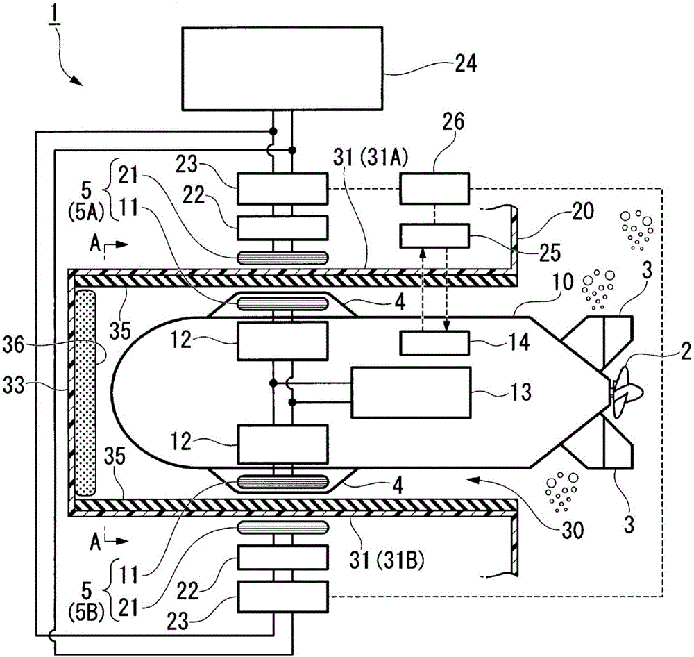 Power transmitting device, power receiving device, and wireless power supply system