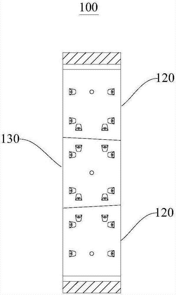 Shield tunnel lining ring suitable for quick metro lines