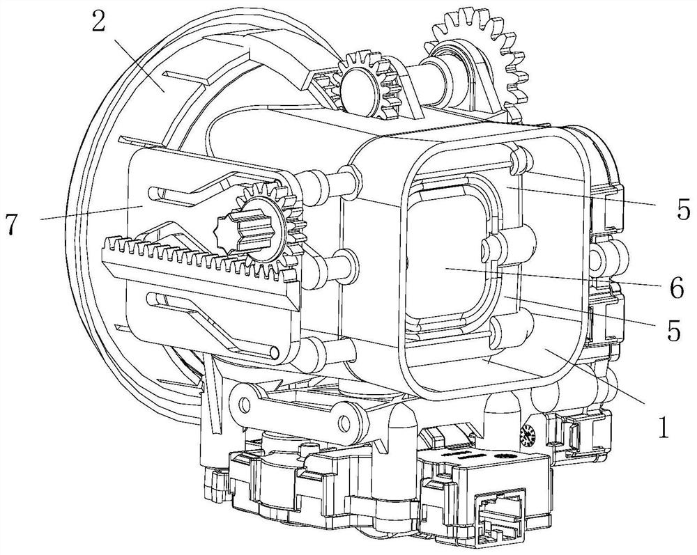 Air conditioner air outlet adjustment mechanism and adjustment method