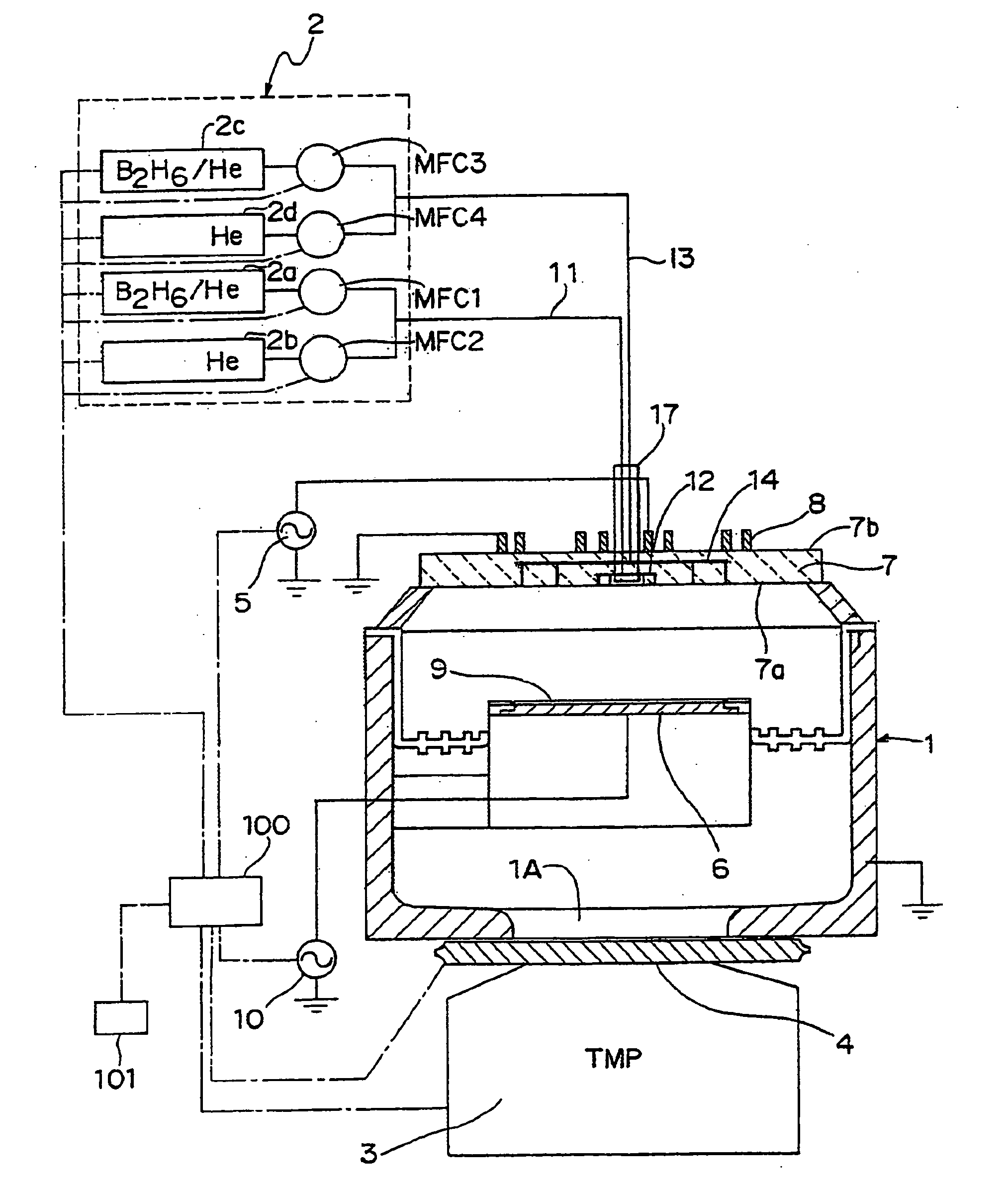 Apparatus and method for plasma doping