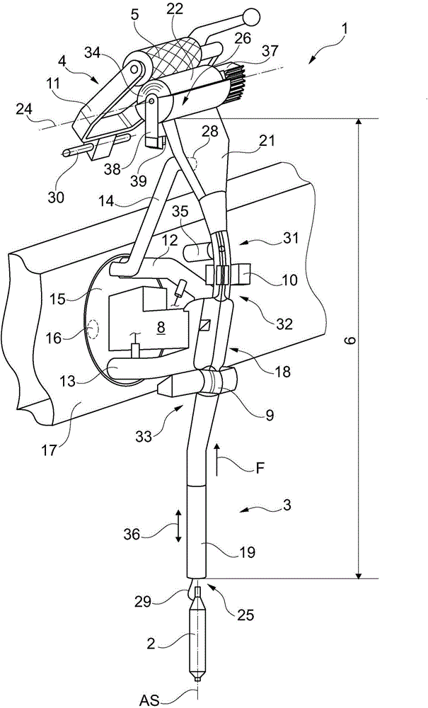 Workstation of a textile machine for creating cross-wound spools