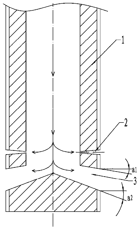 Immersion type side water injection nozzle capable of improving crystallizer flow field for continuous casting