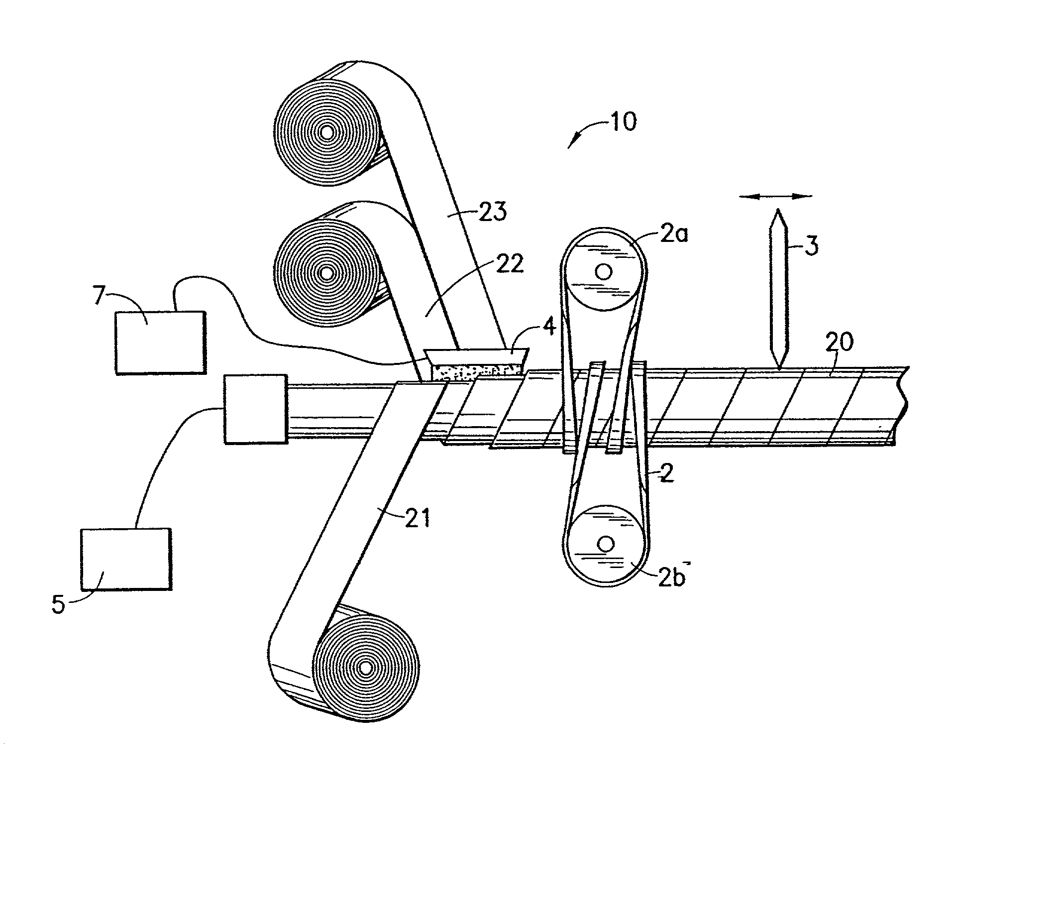 Paint roller with integrated core and cover and method and apparatus for production of same