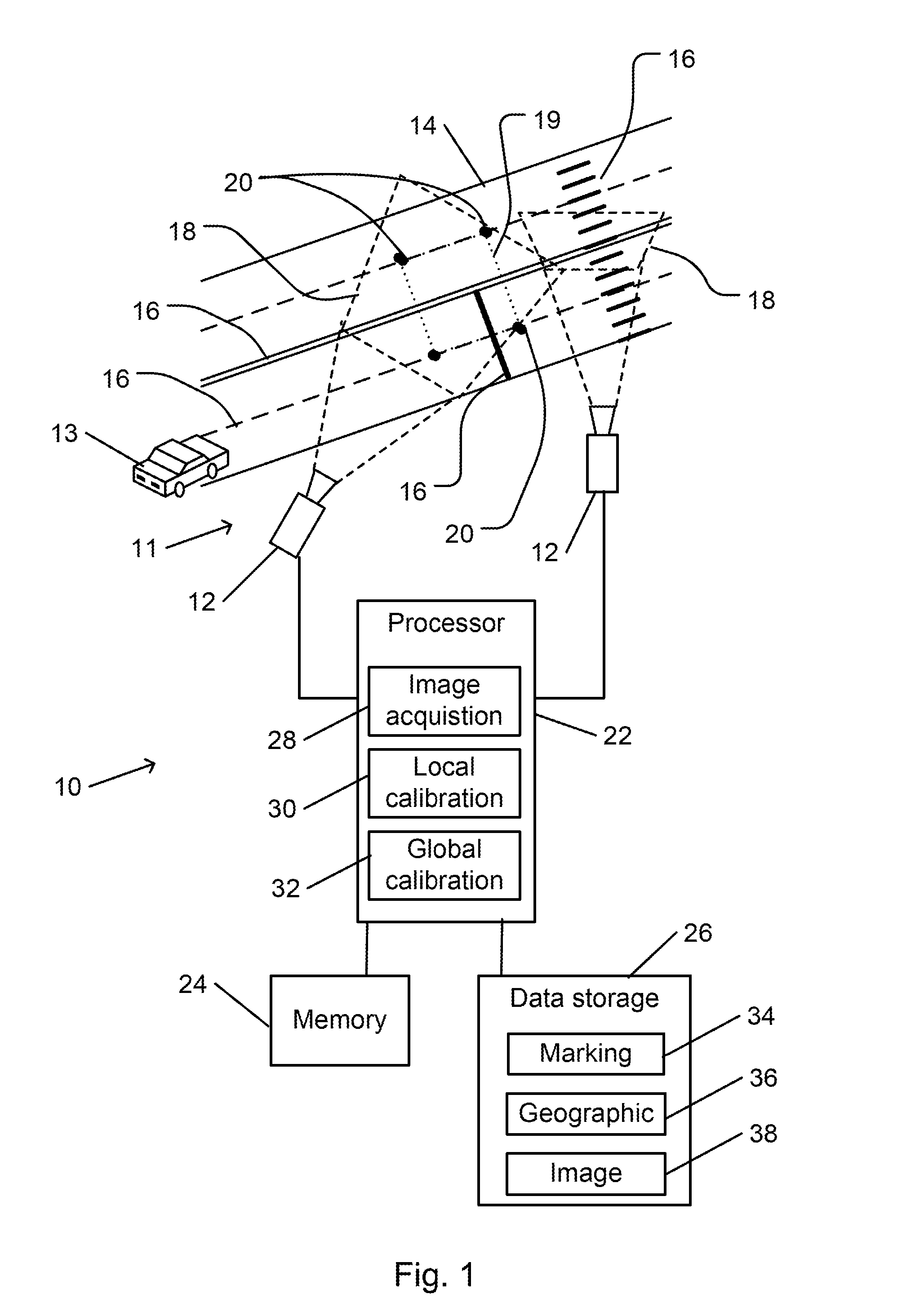 Automatic spatial calibration of camera network