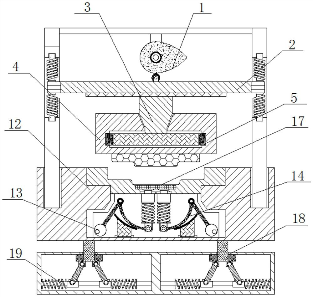 Punch forming equipment for intelligently manufacturing high-stability automobile sheet parts