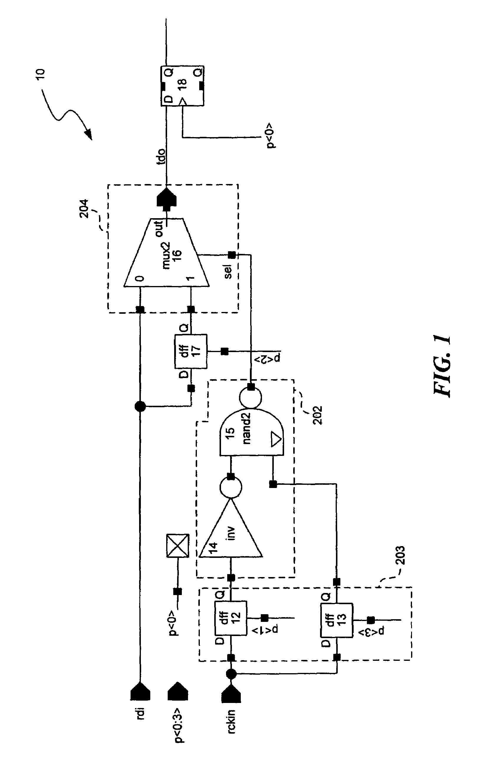 Data synchronization across an asynchronous boundary using, for example, multi-phase clocks