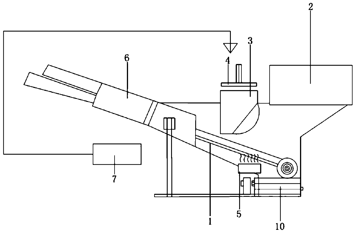 Water washing flotation machine capable of efficiently discharging and separating sludge and working method thereof