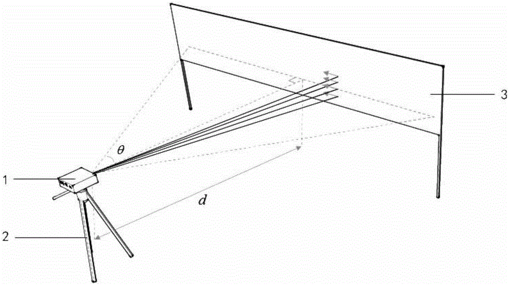 Laser projectile simulation launching device and laser projectile simulation launching control method