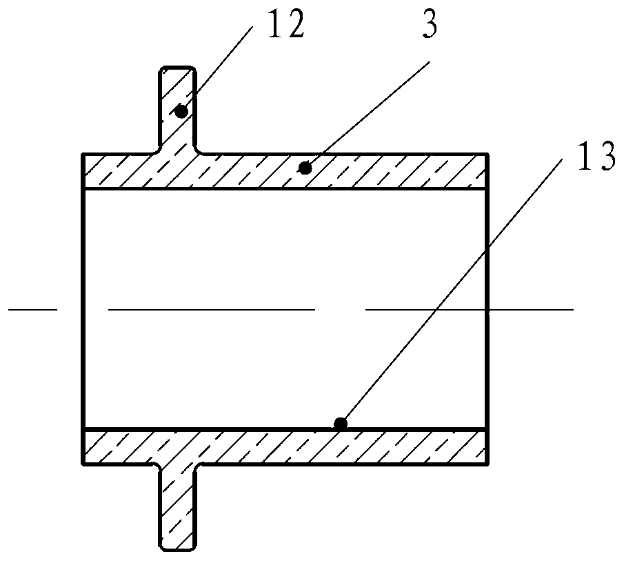 Closed circulating turbine power generating system rotor structure based on air bearing