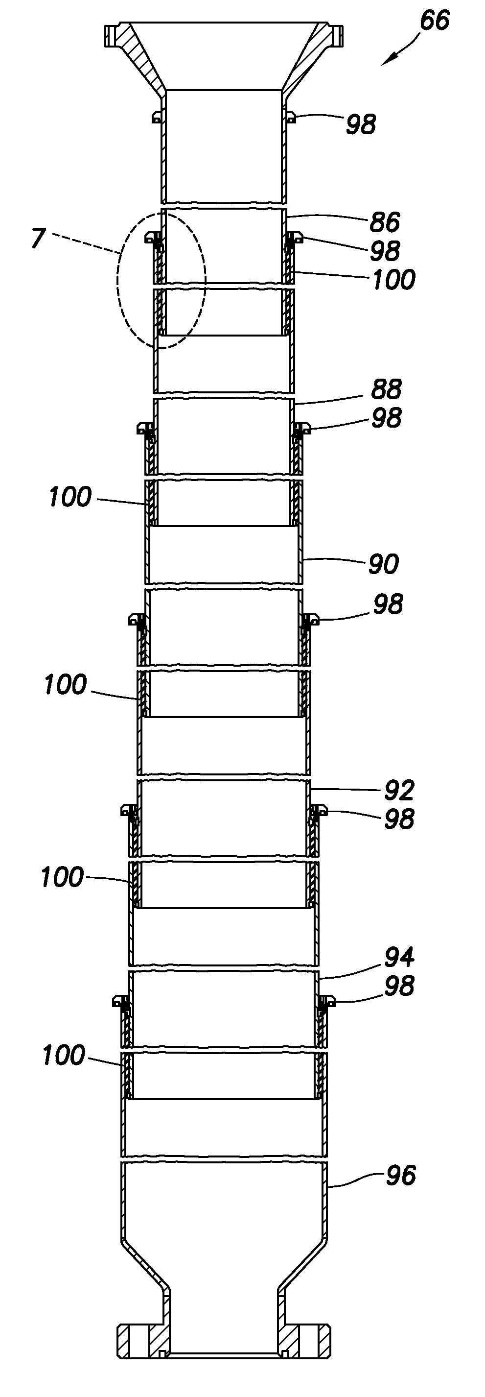 Multipart Sliding Joint For Floating Rig