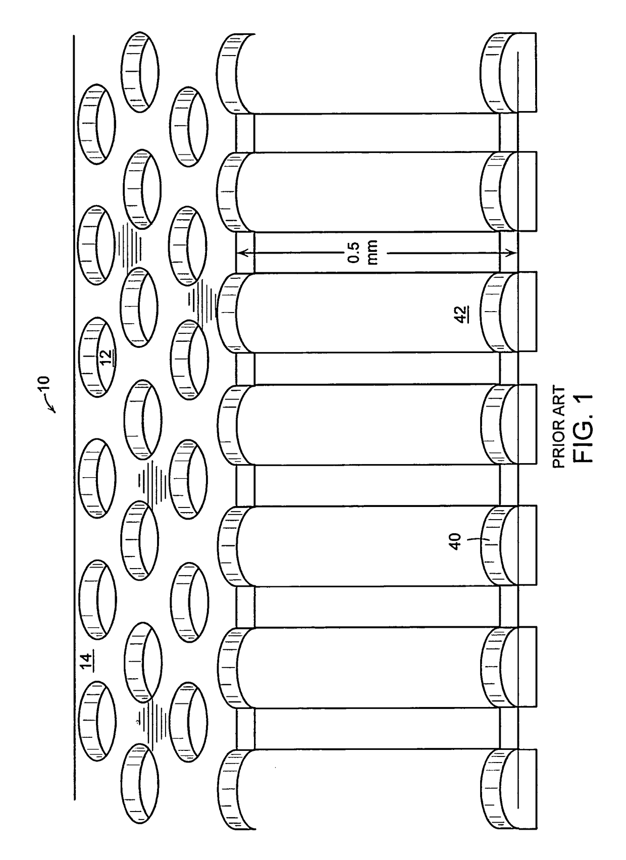 Coating process for microfluidic sample arrays