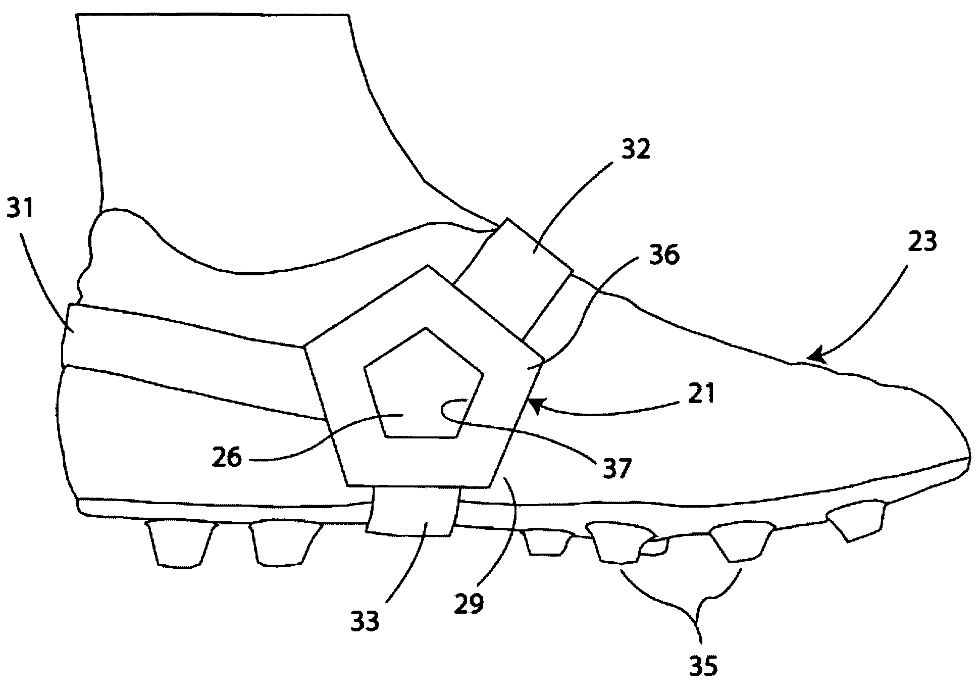 Soccer training apparatus and method