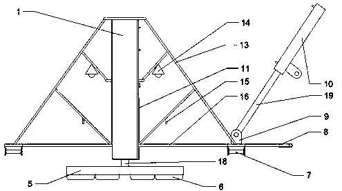 Bulk cargo top flattening device