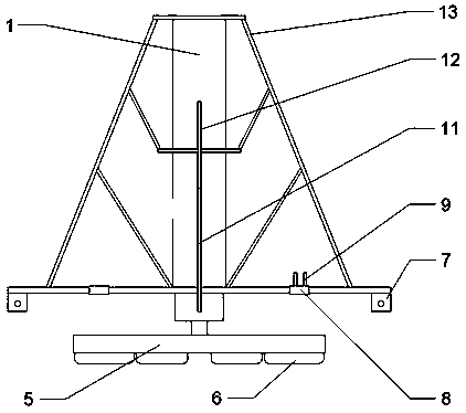 Bulk cargo top flattening device