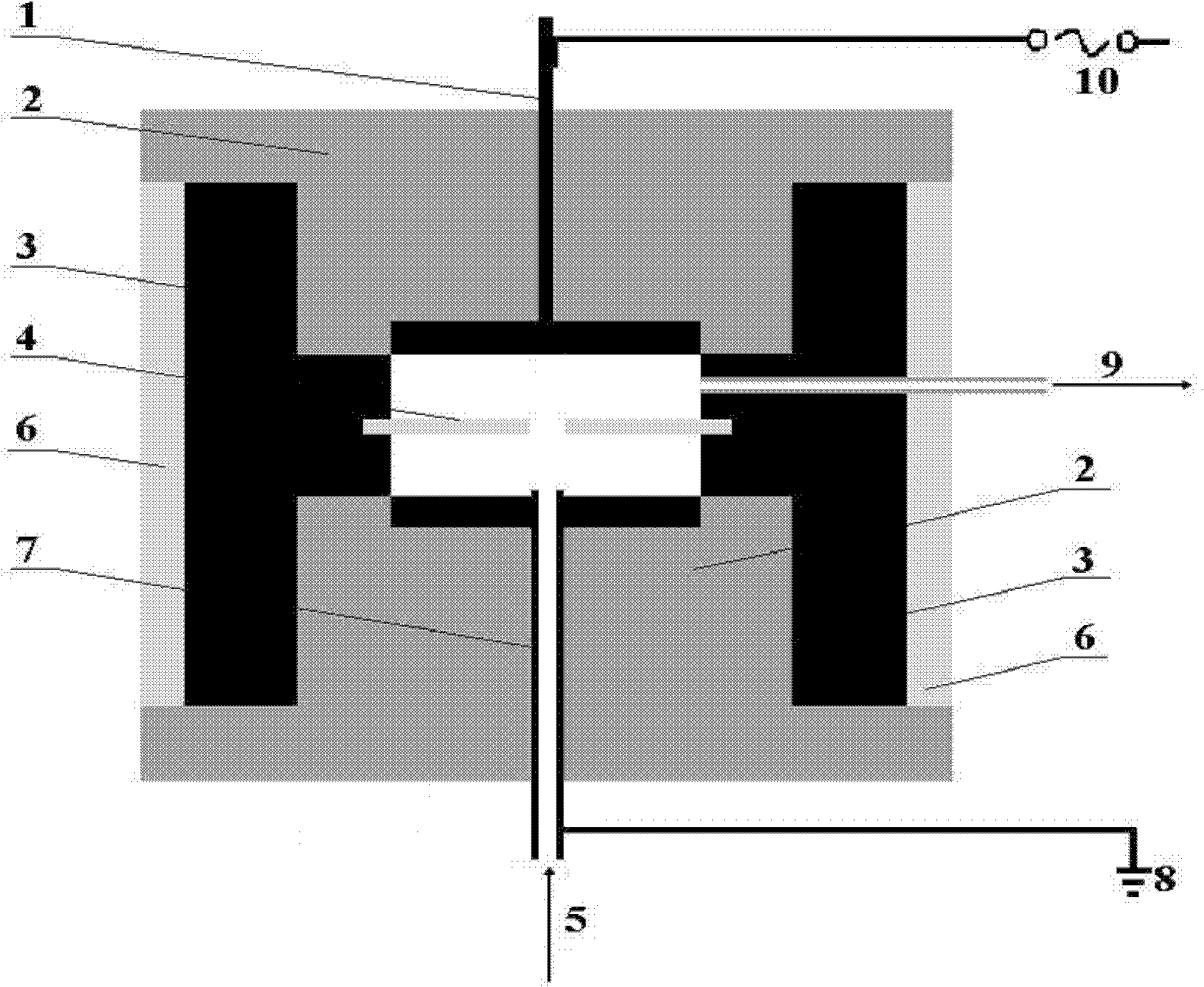 Plate type plasma reactor for hydrogen production through ammonia decomposition