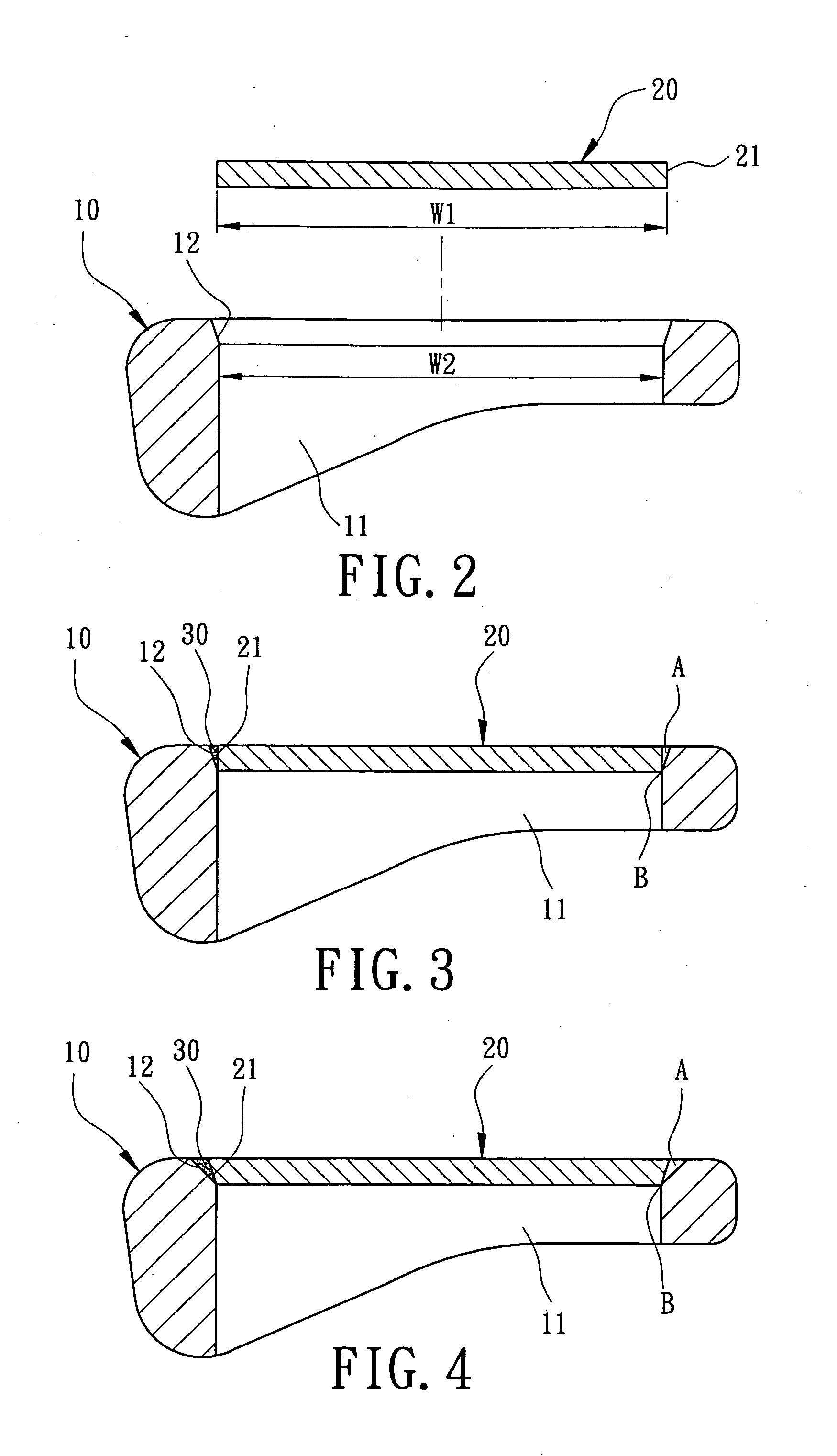 Combination of golf club head body and striking plate