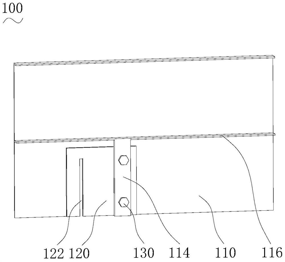 Post-cast strip pouring supporting system and post-cast strip pouring construction method