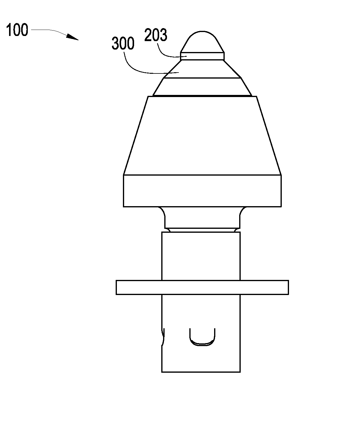 Braze material for an attack tool