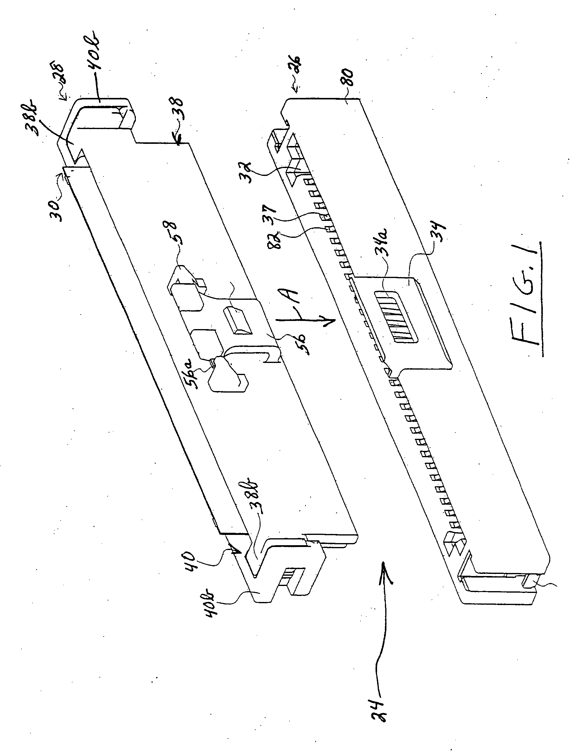 Holder for flat flexible circuitry