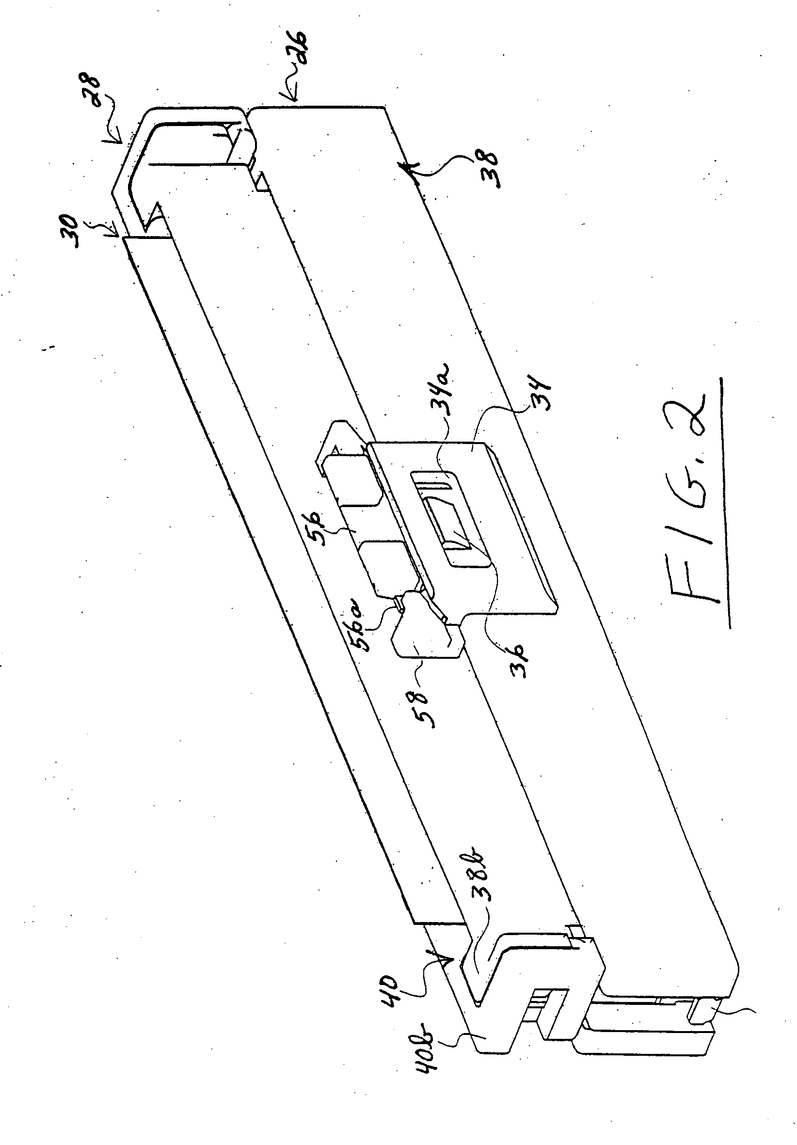 Holder for flat flexible circuitry