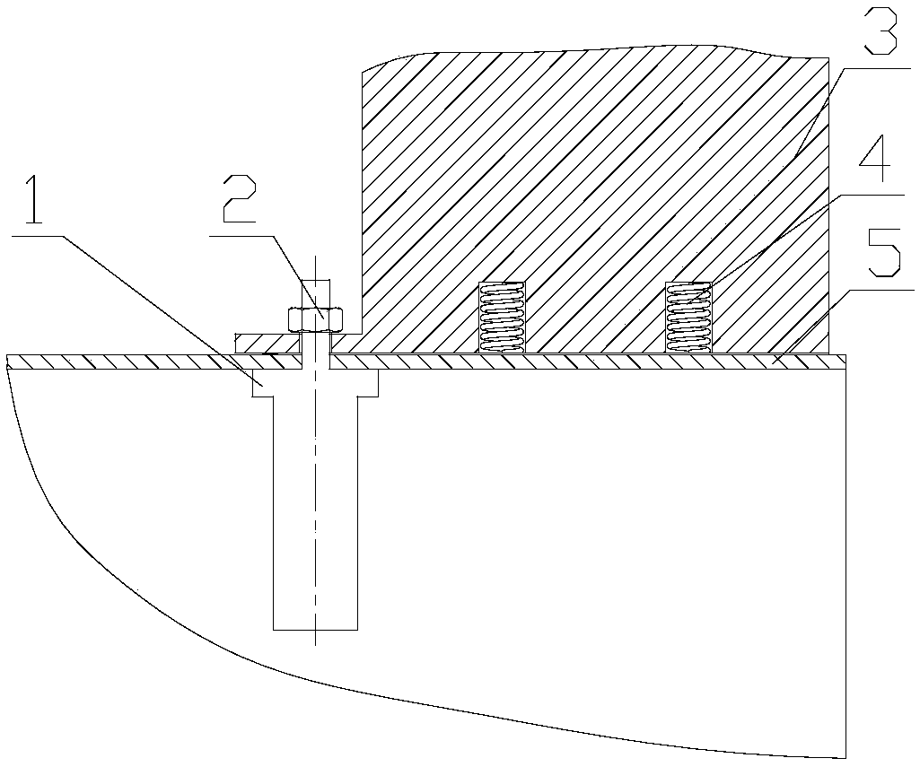 Thrown type anti-stabilizing wing mechanism for sounding rocket