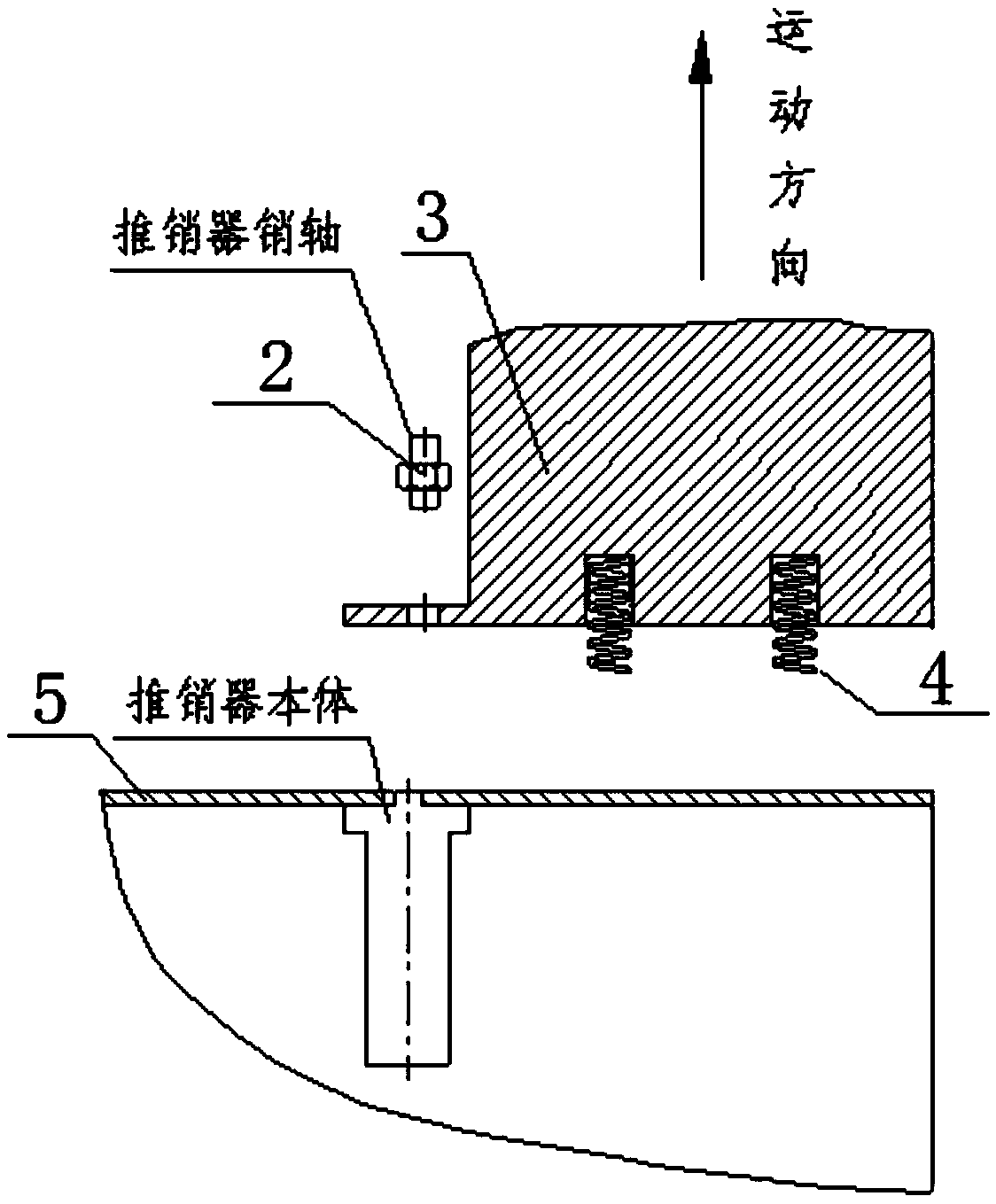 Thrown type anti-stabilizing wing mechanism for sounding rocket