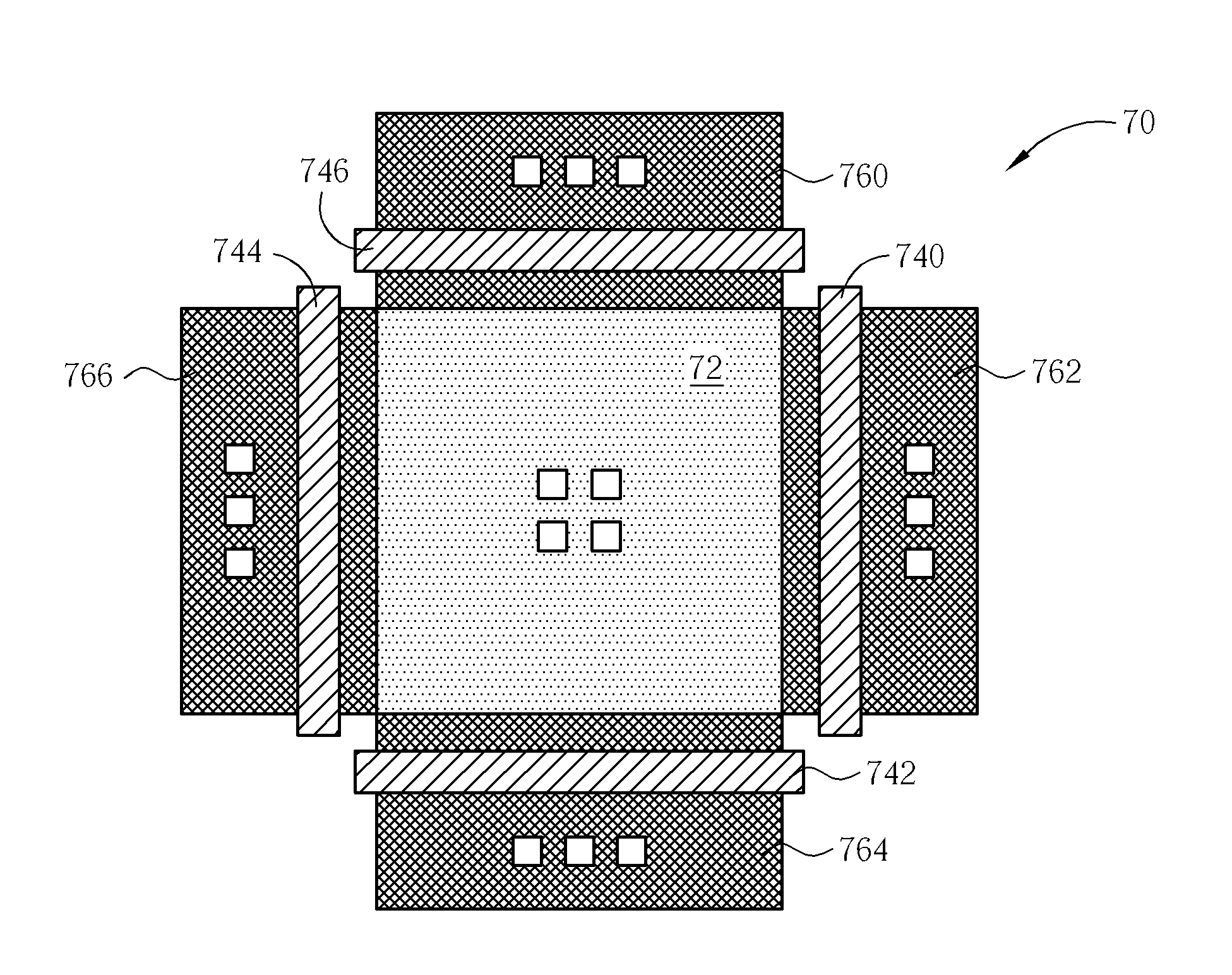 Multi-Transistor Layout Capable Of Saving Area