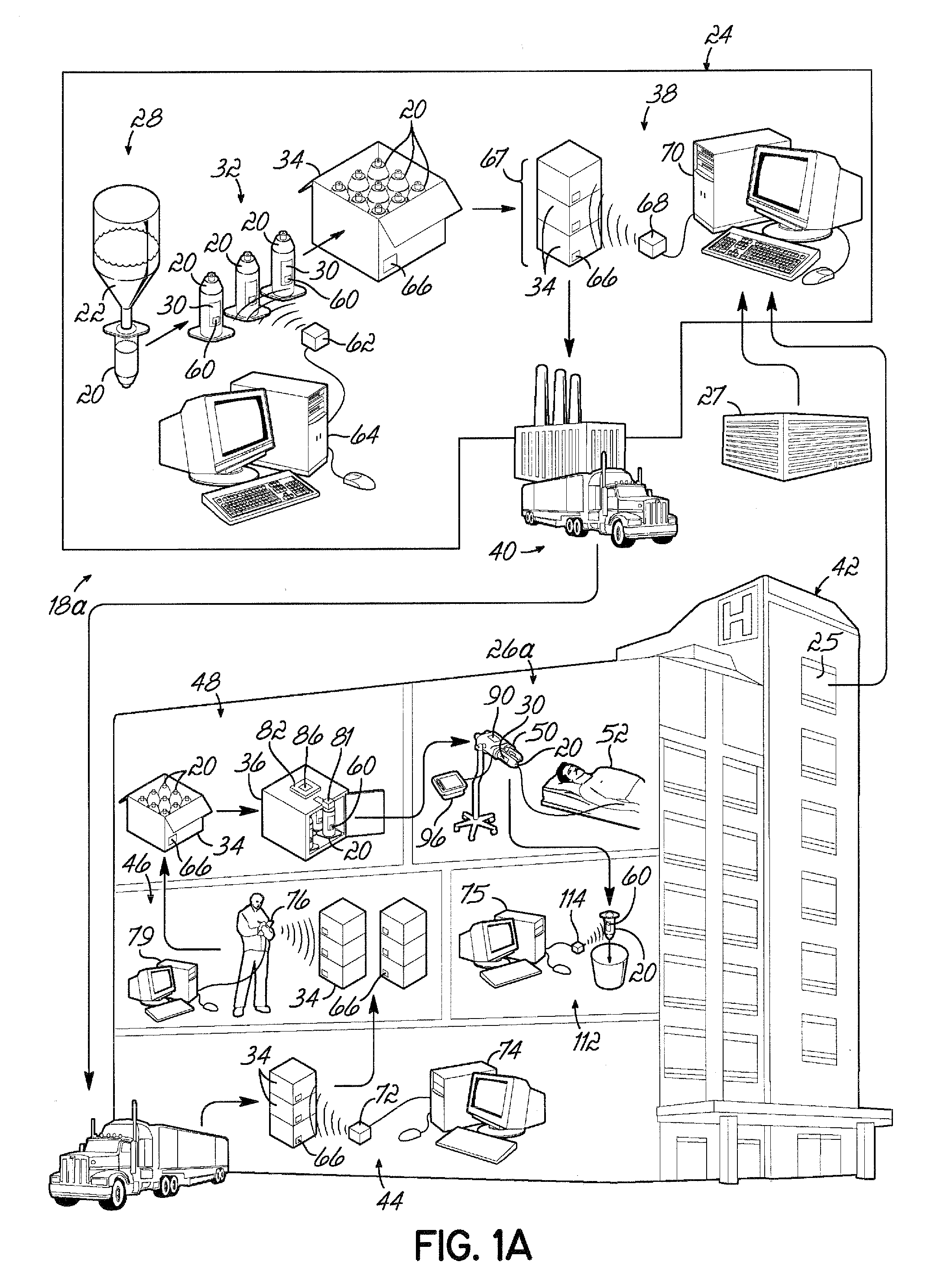 Systems and methods for managing information relating to medical fluids and containers therefor