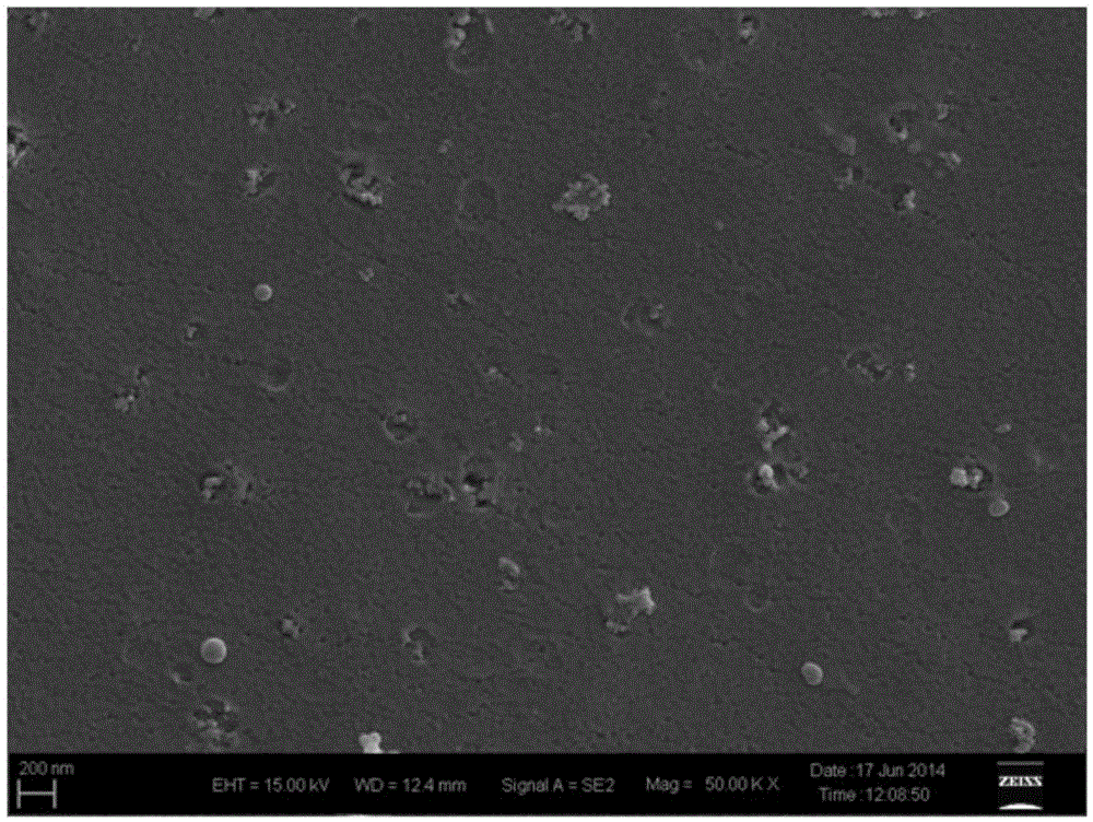 A method for constructing micro-nano structure on the surface of pes ultrafiltration membrane