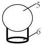 Method for measuring liquid surface tension by using transparent glass tube with scale marks