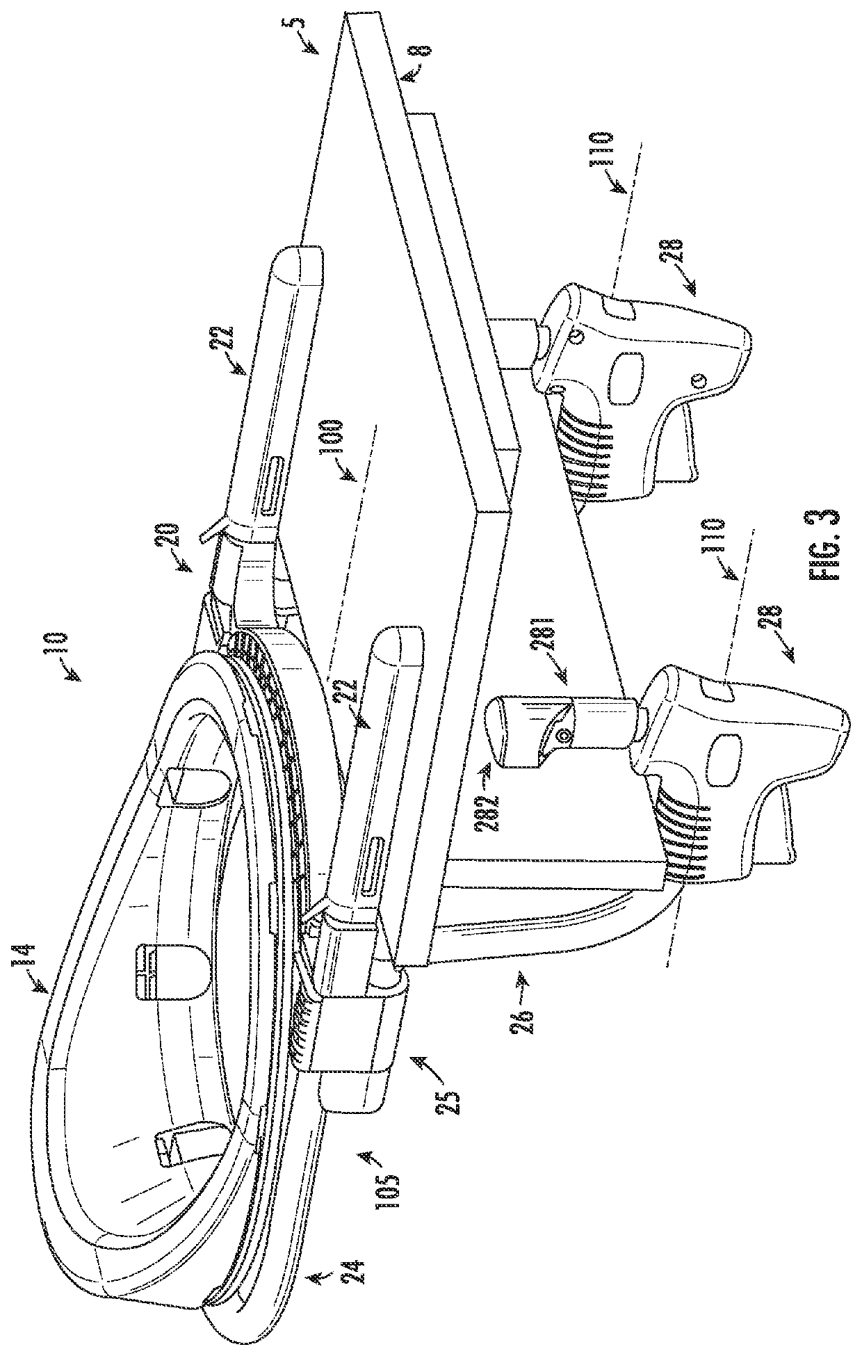 Rotatable clip-on table seat